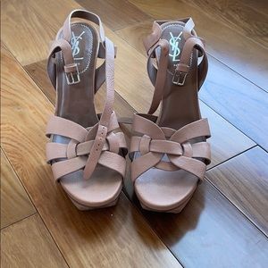 YSL platform heels